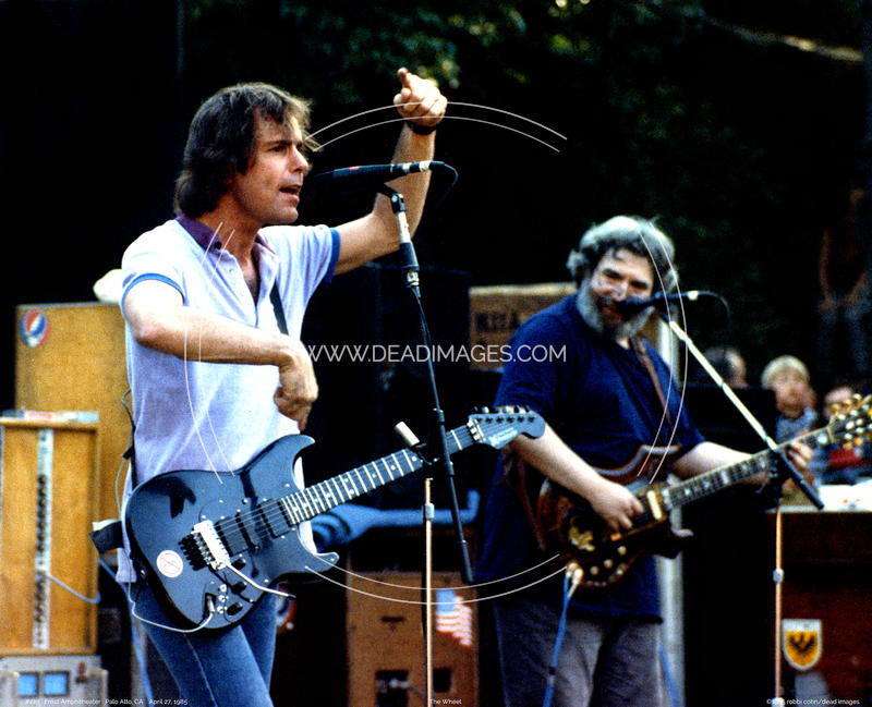 Bob Weir, Jerry Garcia - April 27, 1985