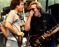 Jerry Garcia, Bob Weir - August 15, 1987